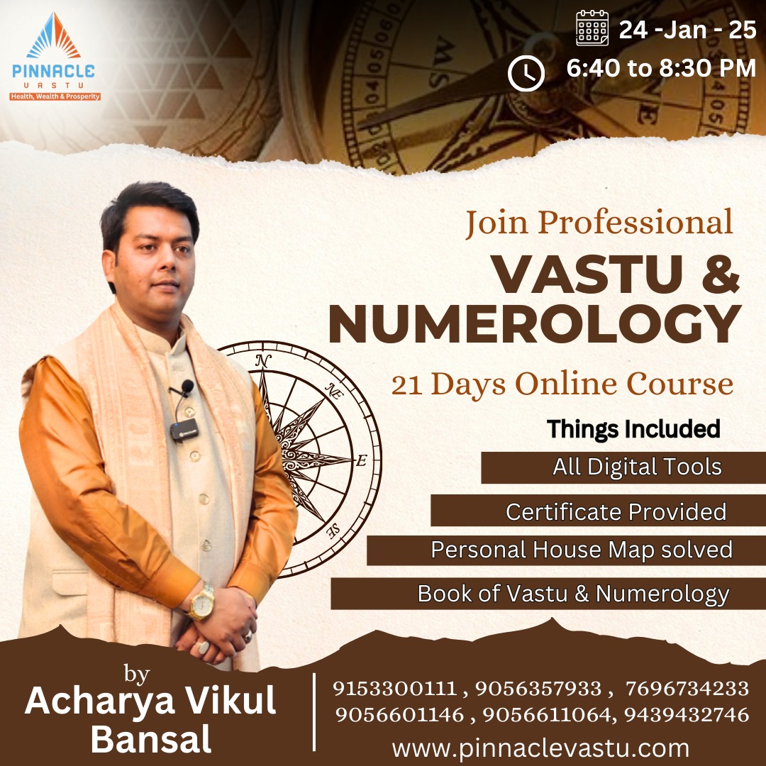 VASTU AND NUMEROLOGY COURSE