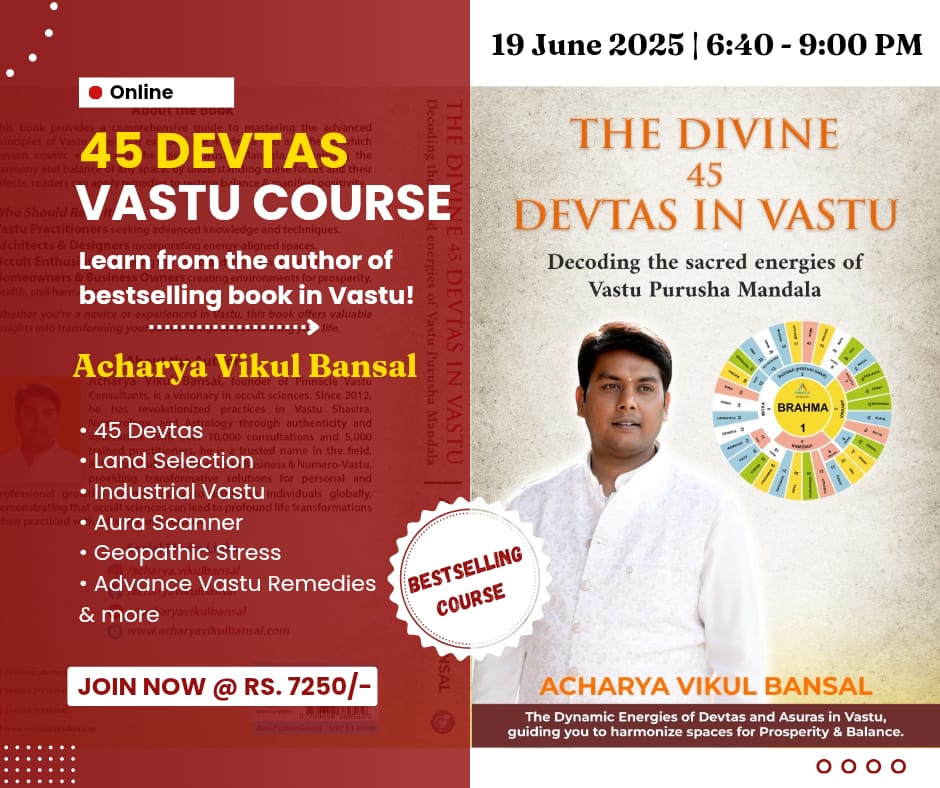 ADVANCE VASTU COURSE
