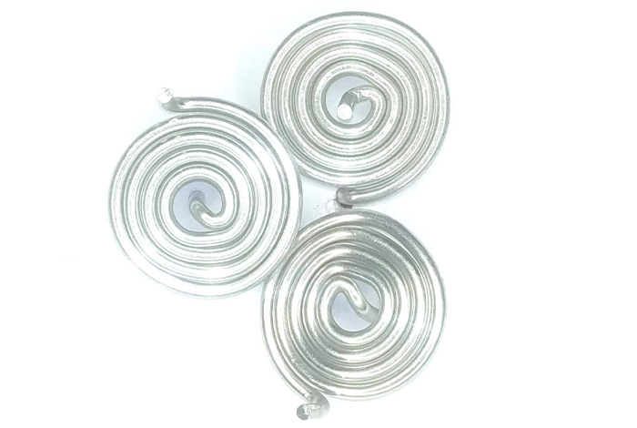 Aluminium Wavy Round Anti Clockwise Spring